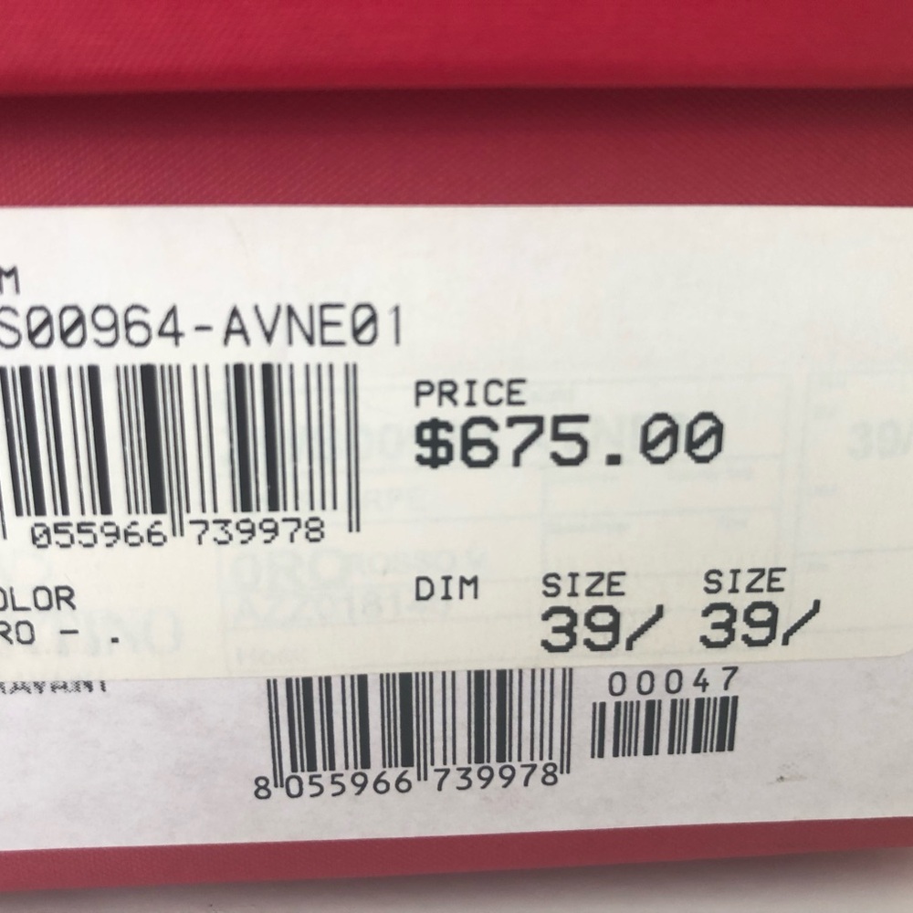 NEW Valentino Garavani Red Bow Patent Leather Peep Toe Heel Pump Sz 39.5 US 9.5